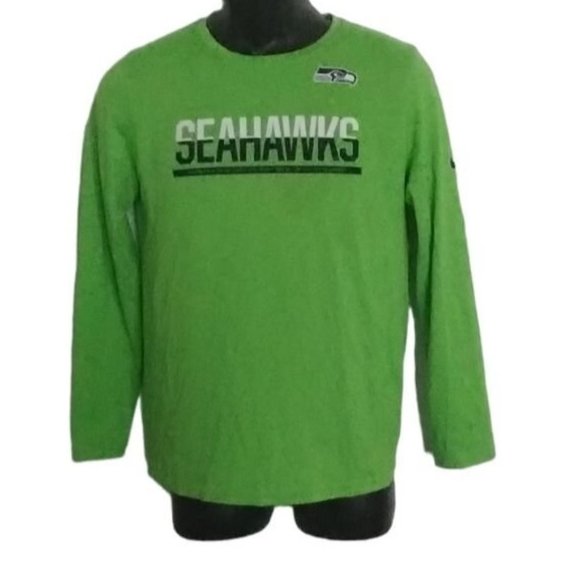 NFL Other - Seattle Seahawks Dri-Fit small neon green long sleeved t-shirt NFL equipment